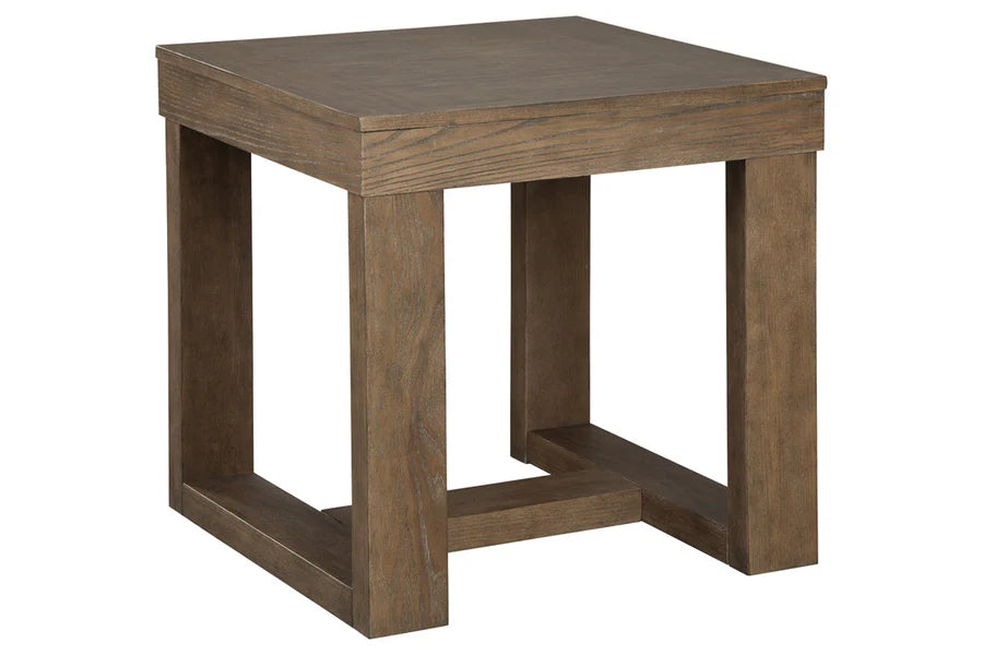 Cariton Grayish Brown End Table