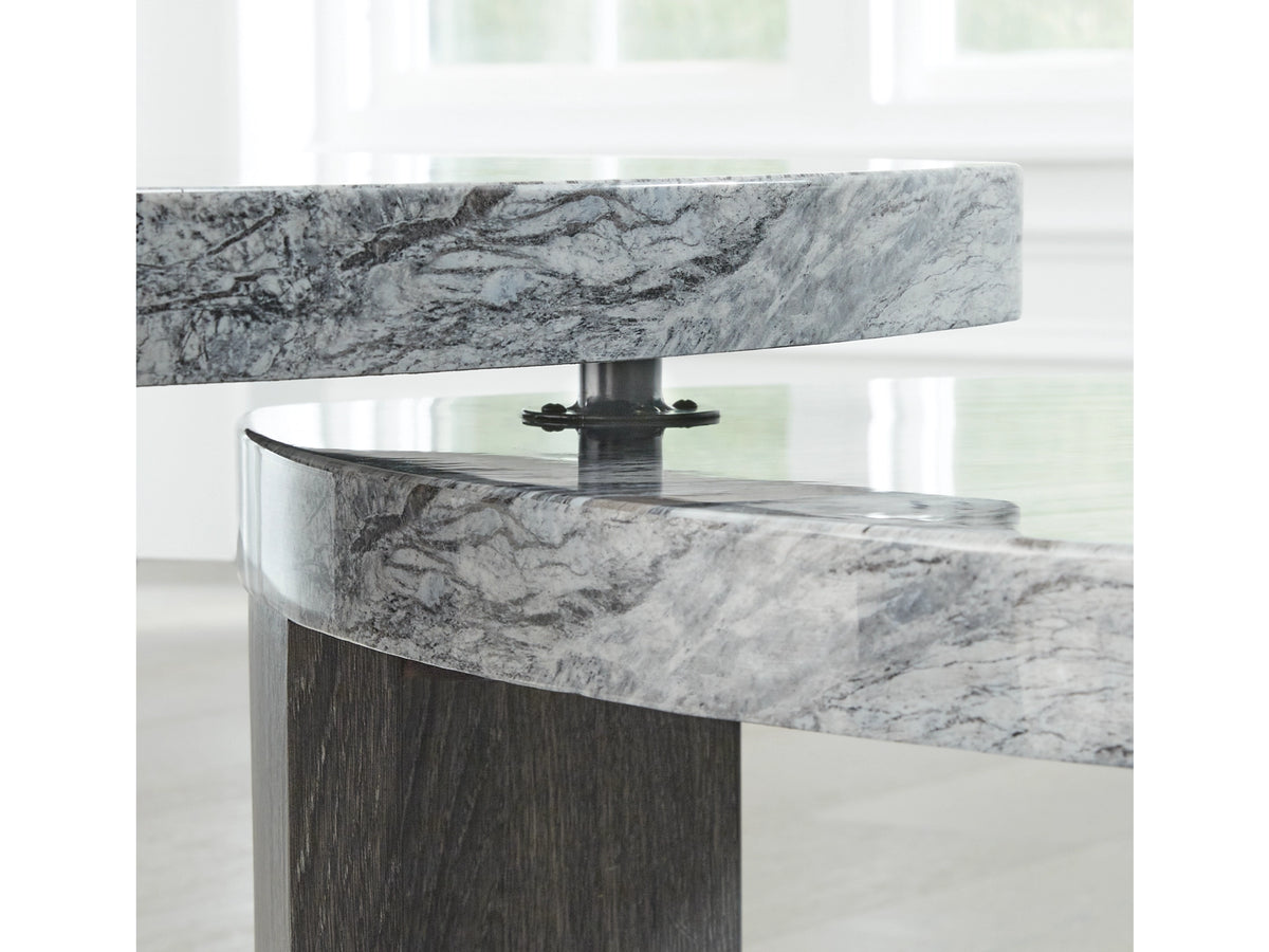 Surmour Gray Stacked Coffee Tables, Set of 2