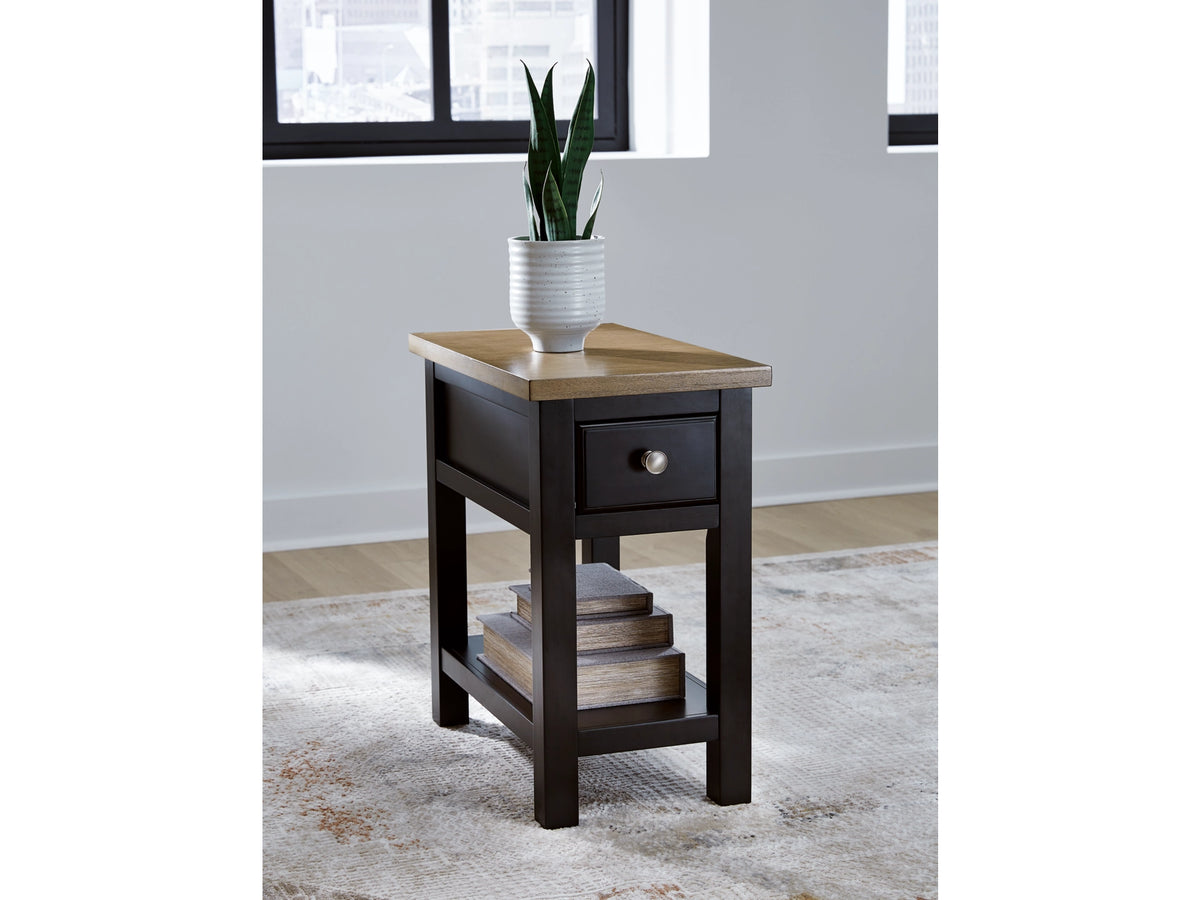 Drazmine Brown Chairside End Table