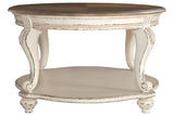 Realyn Two-Tone Oval Coffee Table