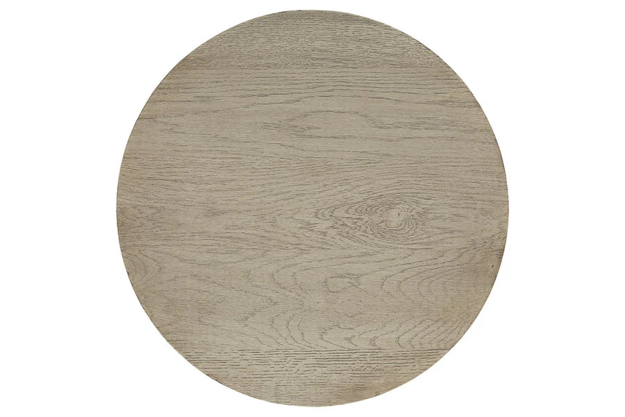 Dalenville Warm Gray Round End Table
