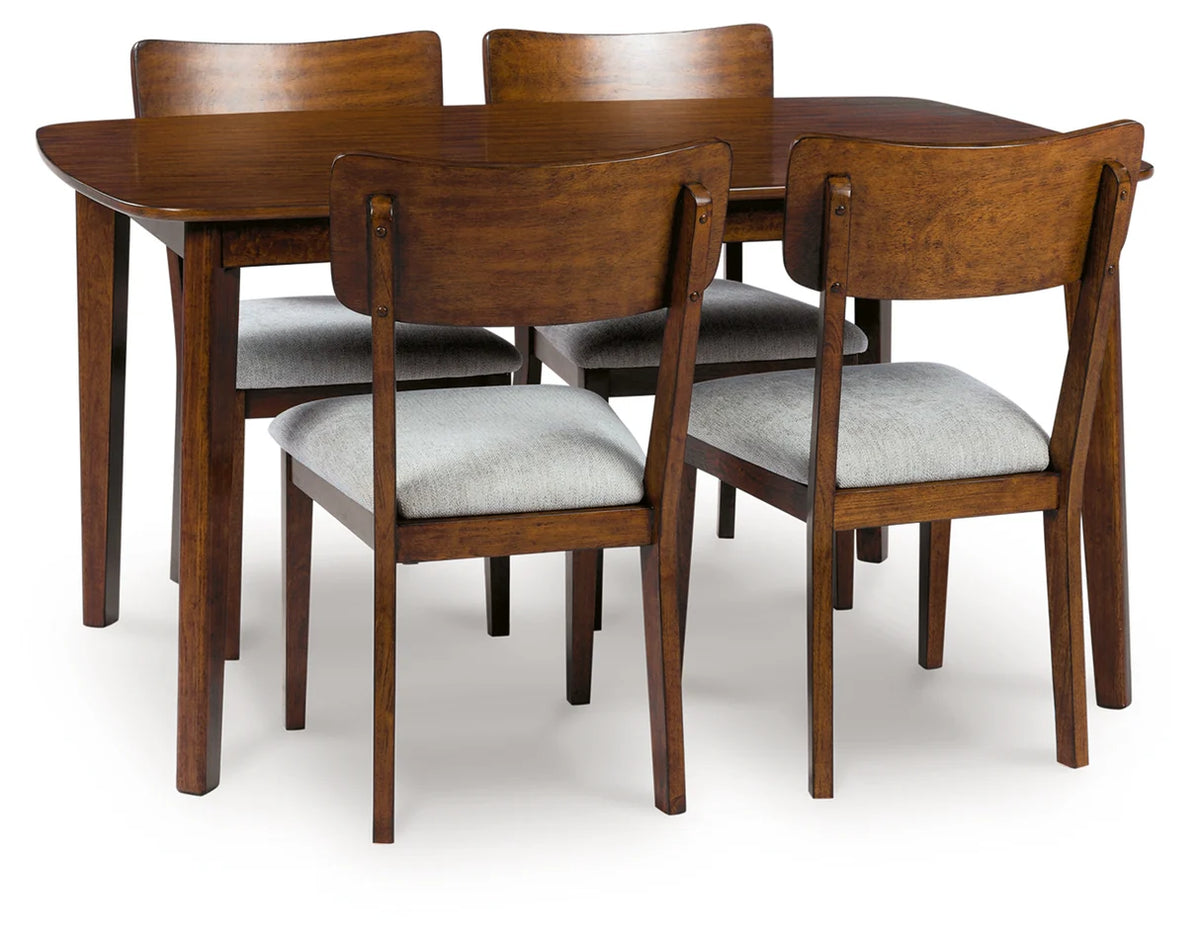 Tameride Brown 5-Piece Dining Set