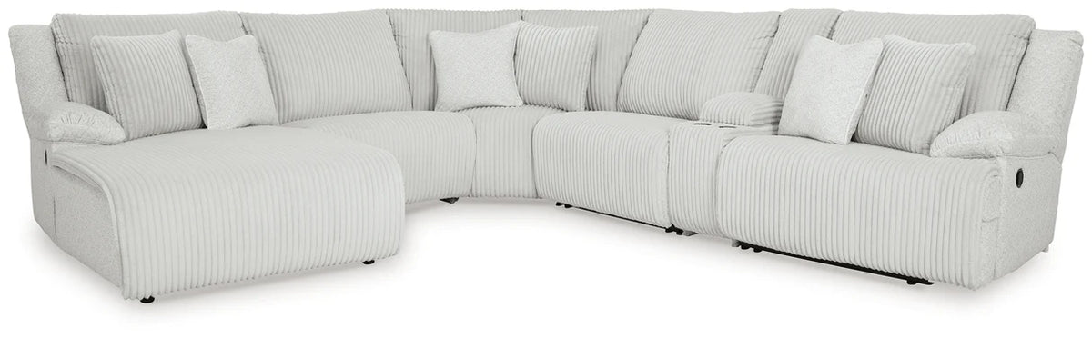 Top Tier Alloy 6-Piece LAF Reclining Sectional