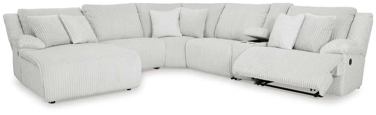 Top Tier Alloy 6-Piece LAF Reclining Sectional