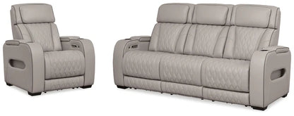 Sofá reclinable eléctrico y sillón reclinable Boyington