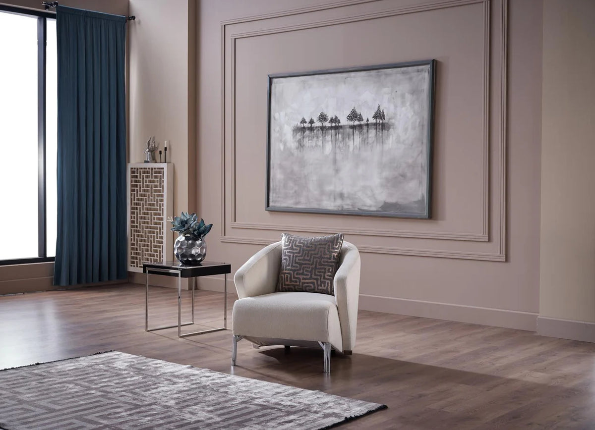 Venice Merit Cream Accent Chair