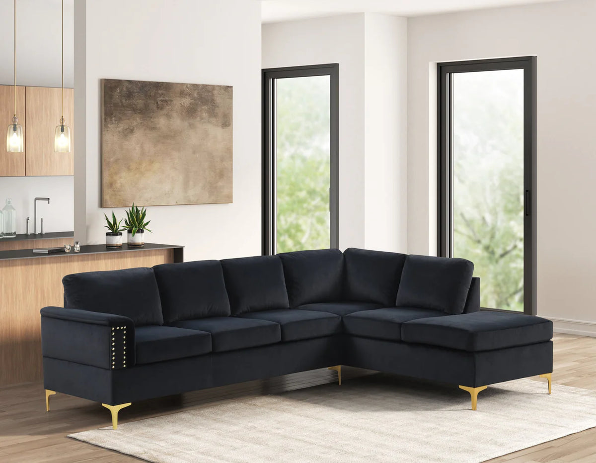 Vogue Velvet Sectional