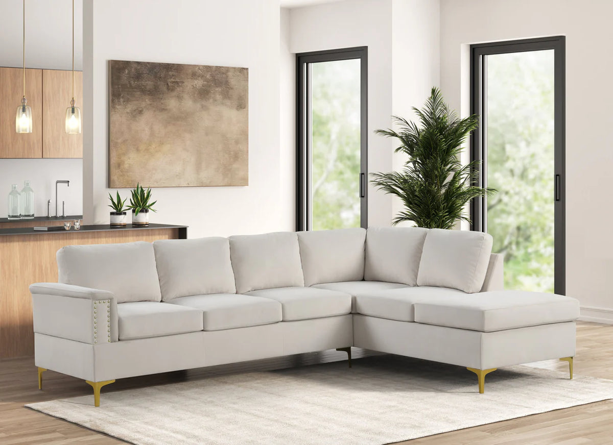 Vogue Velvet Sectional