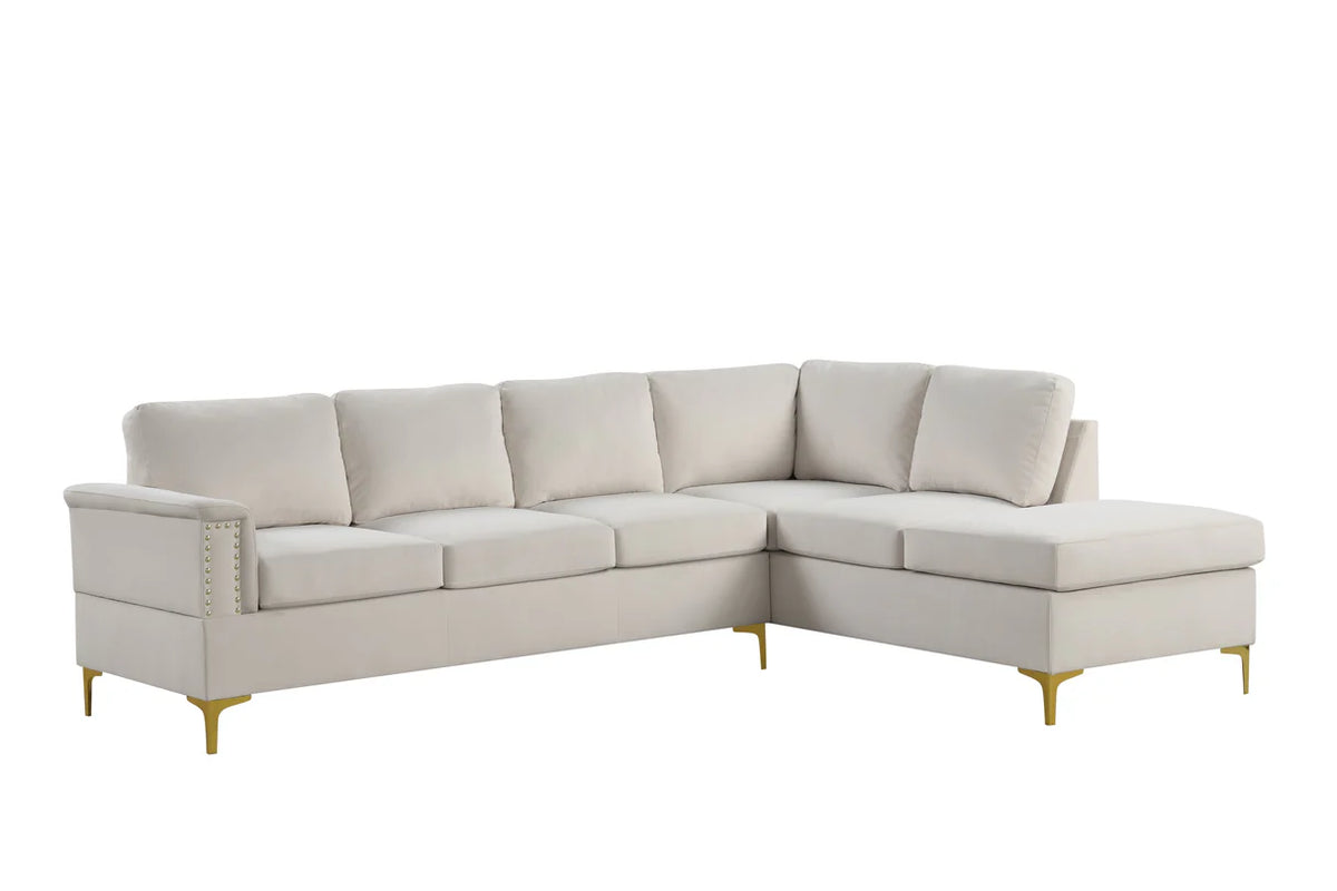 Vogue Velvet Sectional