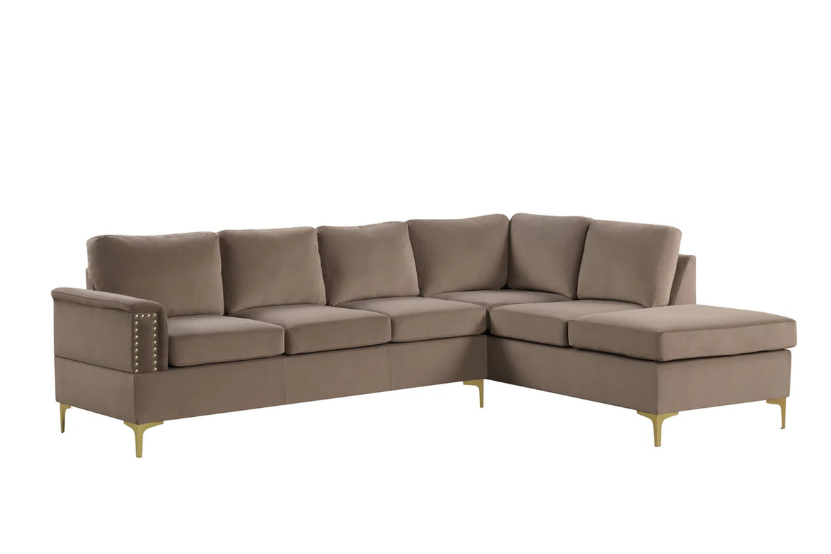 Vogue Velvet Sectional