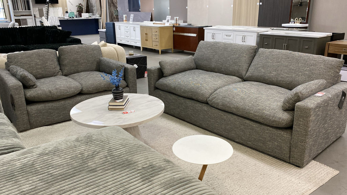 Dramatic Granite Sofa & Loveseat Set