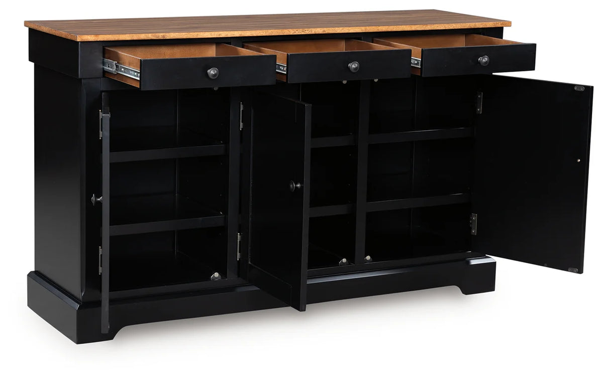Wildenauer Brown & Black Dining Buffet