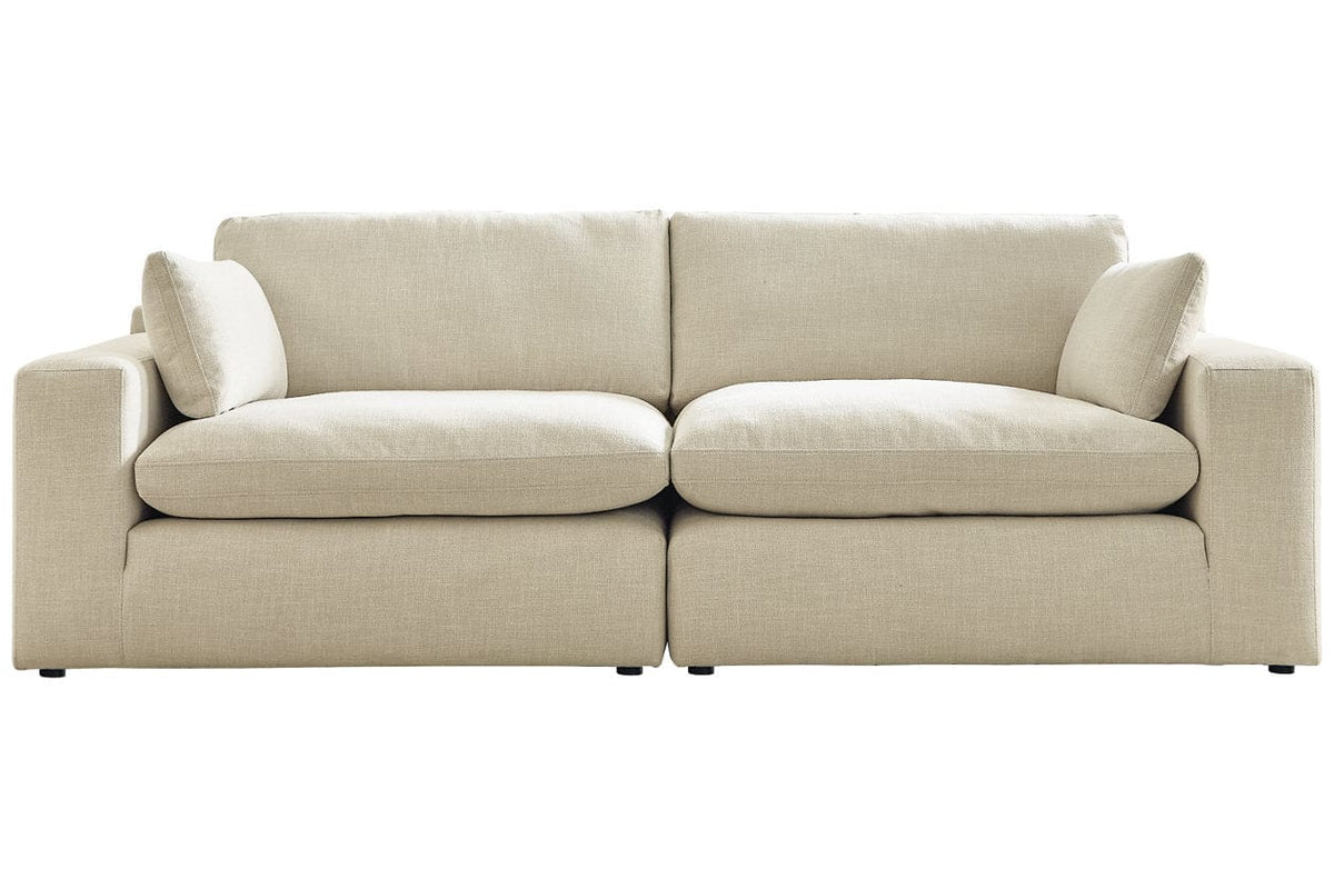 Elyza Linen 2-Pieces Sectional Loveseat