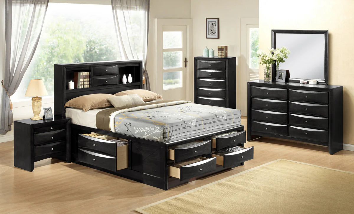 Emily Storage Platform Bedroom Set