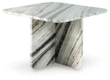 Baretton Multicolor Marble Accent Coffee Table