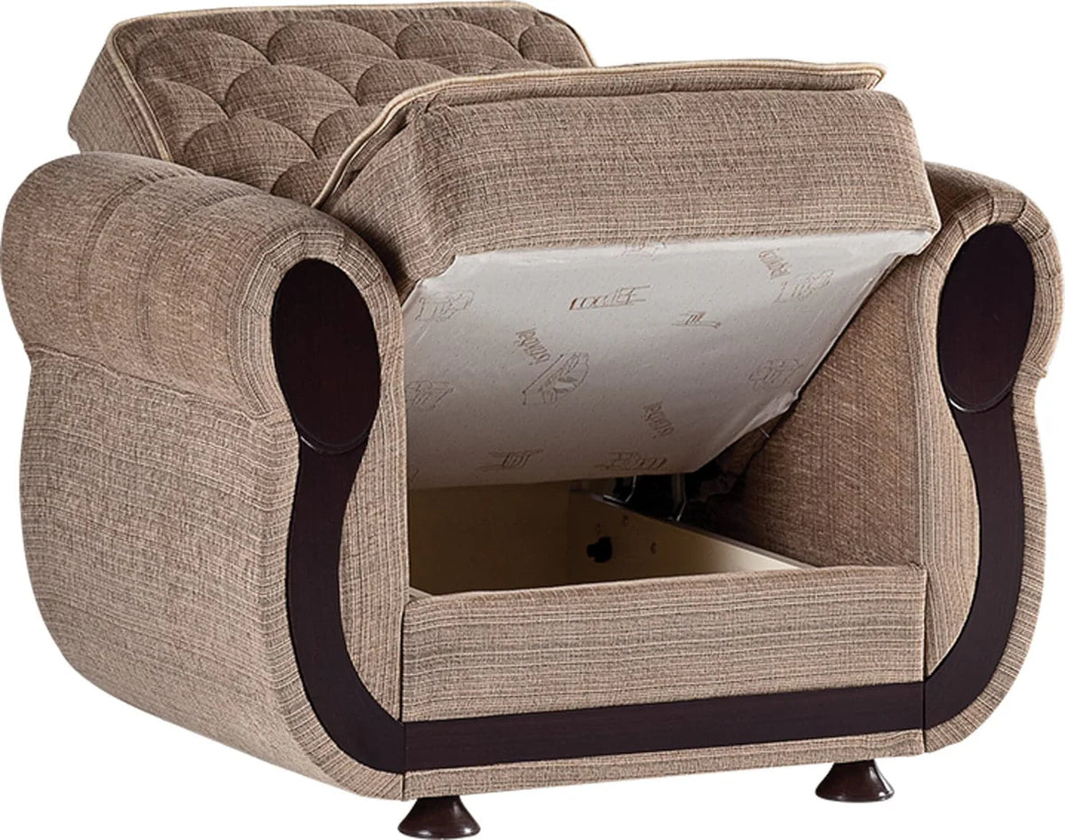 Argos Zilkade Light Brown Sleeper Sofa