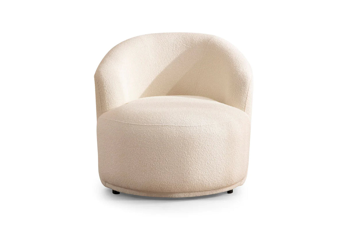 Bonita Ivory Boucle Living Room Set