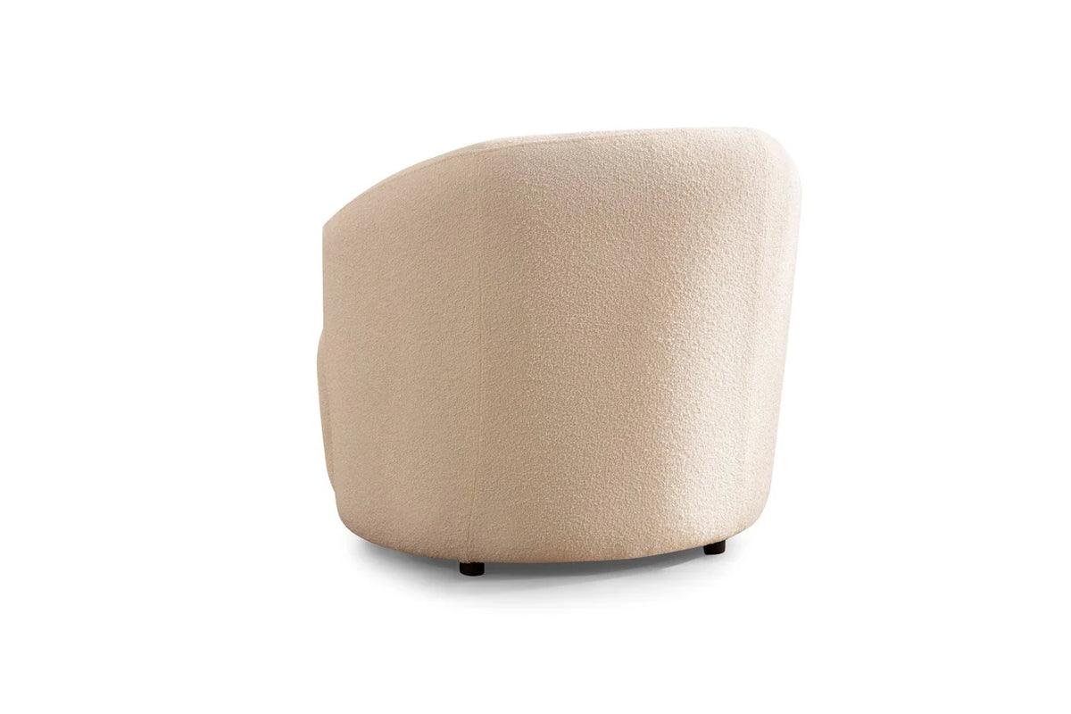 Bonita Ivory Boucle Living Room Set