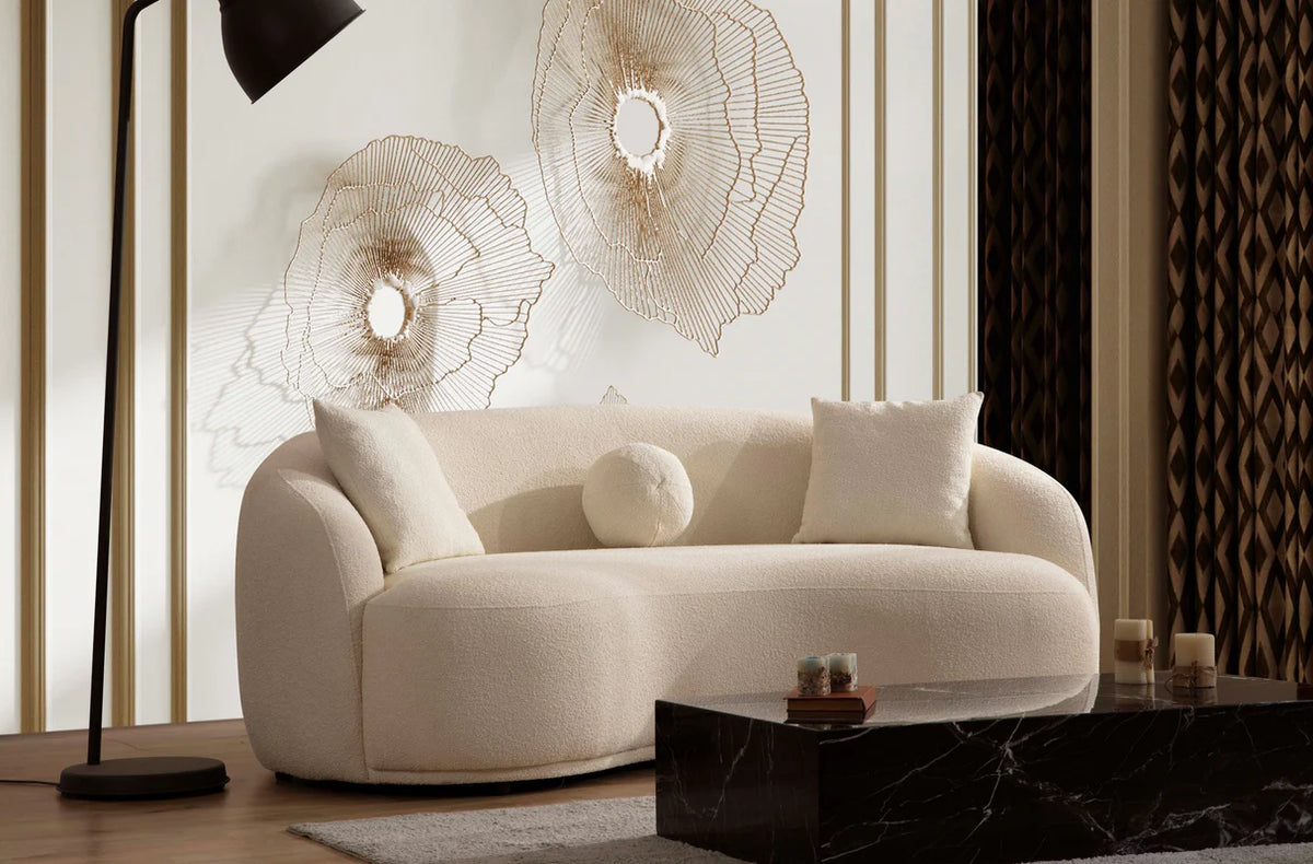 Bonita Ivory Bouclé Set or Accent Chair