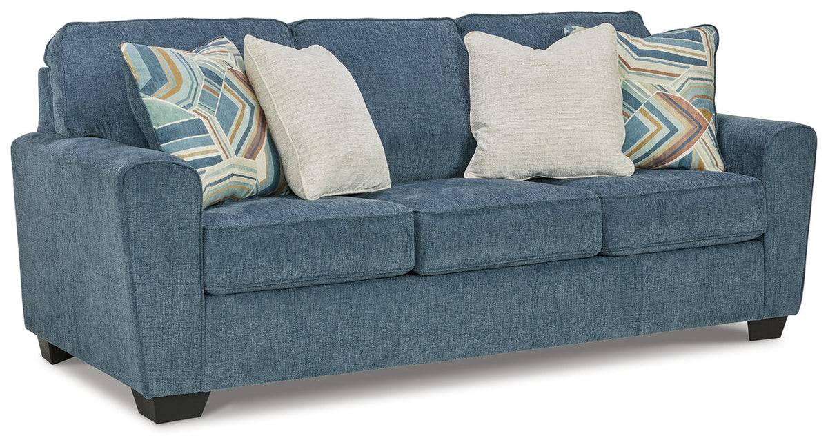Cashton Sofa or Queen Sleeper, Blue or Beige