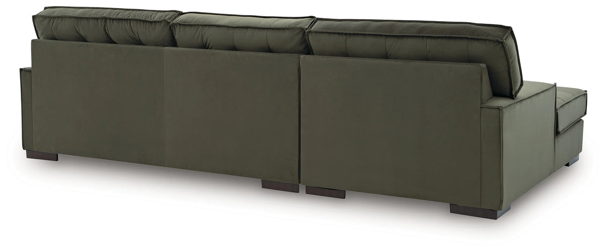 Seccional Chaise Caspian-Town Olive de 2 piezas