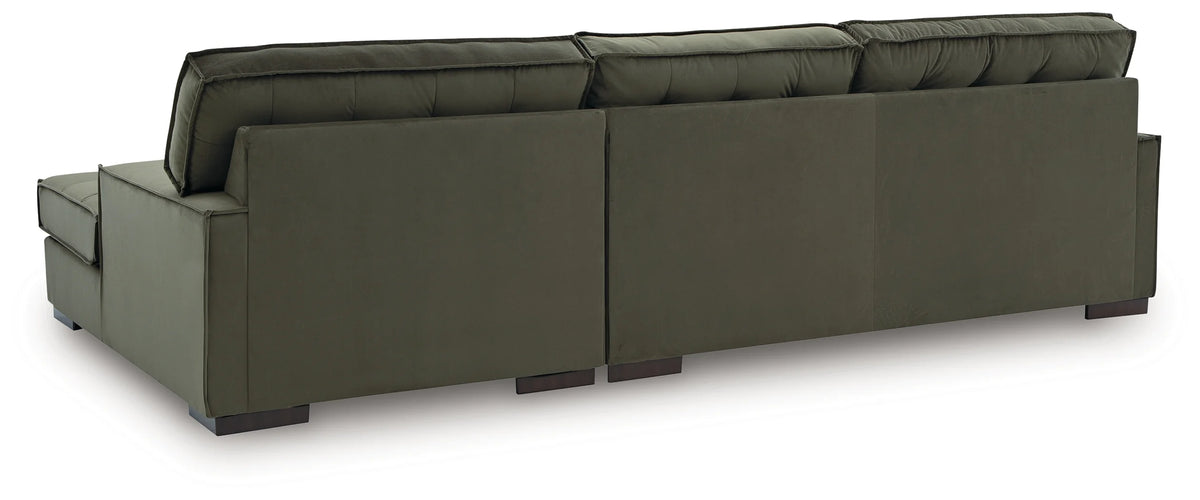 Seccional Chaise Caspian-Town Olive de 2 piezas