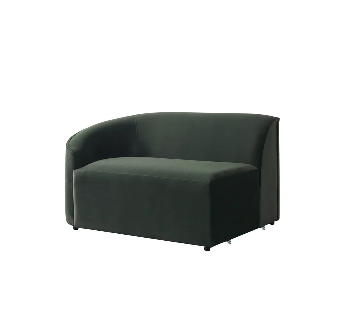Cloe Velvet 134-Inch Curved RAF Sectional