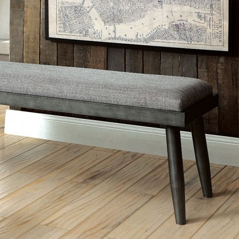 Vilhelm Gray Dining Table, Chairs & Bench