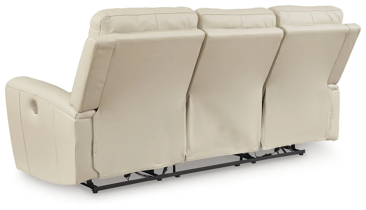 Sofá reclinable eléctrico Dahlmoore Almond