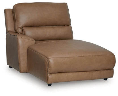 Sofá Seccional Reclinable Eléctrico Modular DeepWakes Caramel