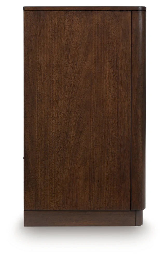 Dilenno Dark Brown Dining Server