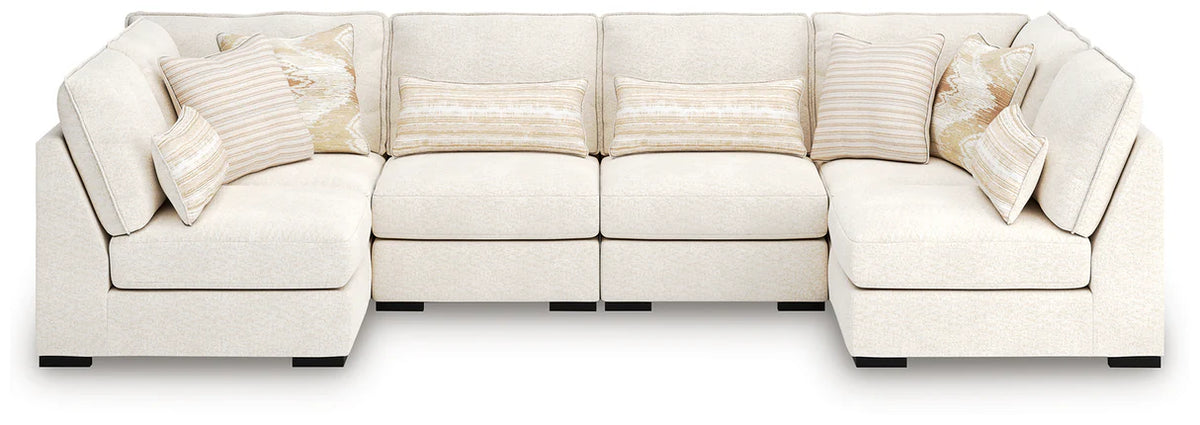 Donelson Creek Vanilla 6-Piece Modular Sectional