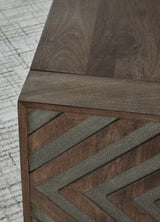 Dreggan Walnut-Finish Rectangular Coffee Table