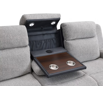 Conjunto de sofá reclinable Dallas Camel