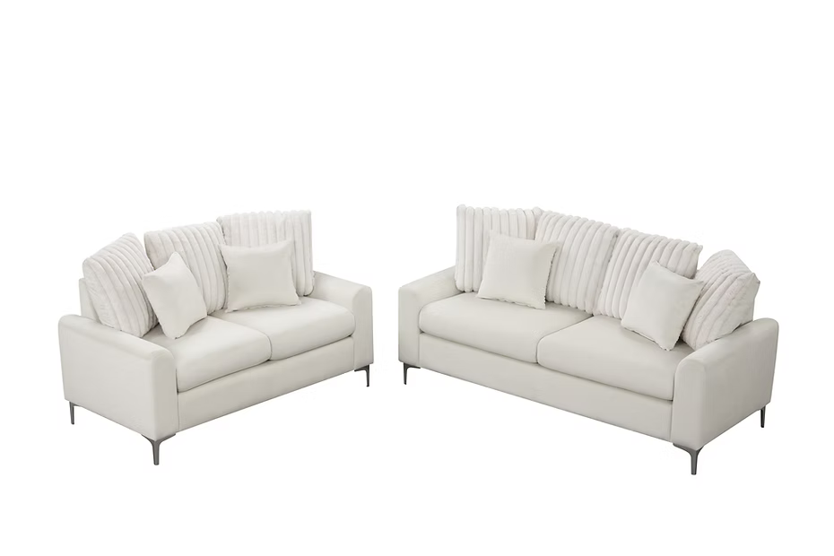 Elina Velvet Sofa & Loveseat