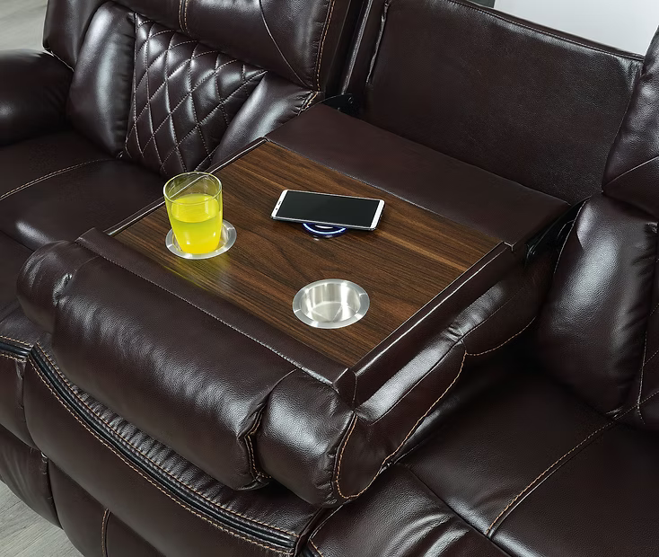 Conjunto de sofá reclinable Dallas Camel