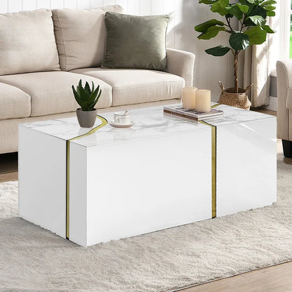 Mesa de centro de piedra
