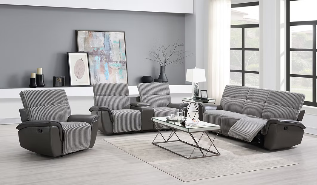 Conjunto de sofá reclinable Dallas Camel