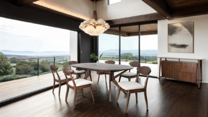 Hammel Walnut 7-Piece Dining Set