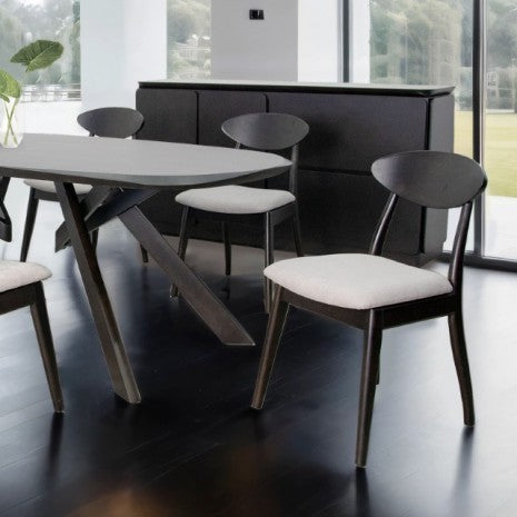 Sargans Black 7-Piece Dining Set