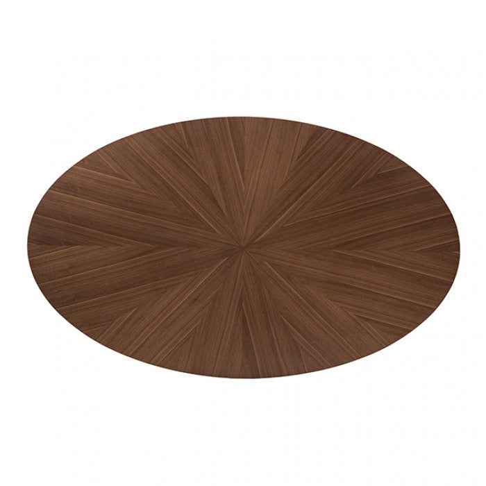 Ebikon Walnut 5-Piece Dining Set