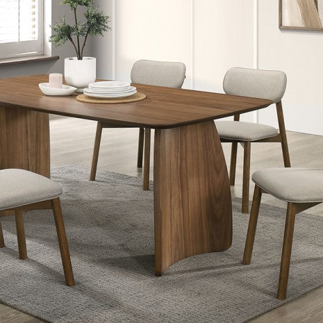 Juego de comedor Dary negro/marrón de altura de mostrador