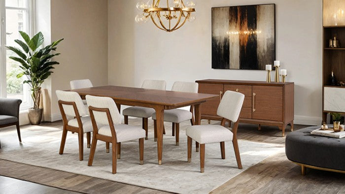 Hepburne Walnut Table, Chair Pair & 5-Piece Set