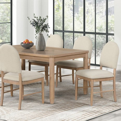Rheinfall Beige 5-Piece Dining Set