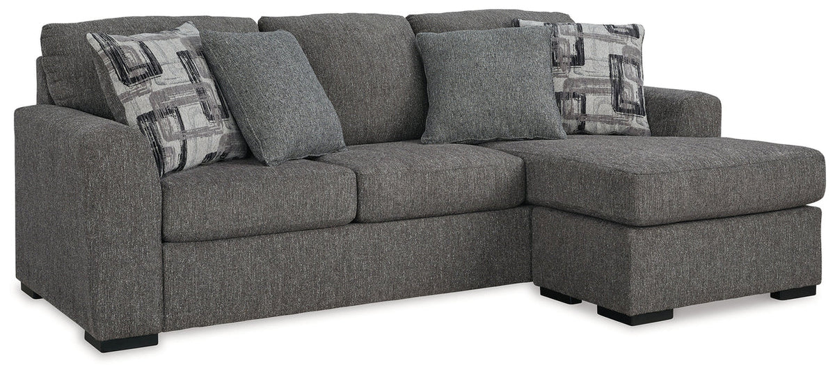 Chaise reversible de sofá de peltre Gardiner