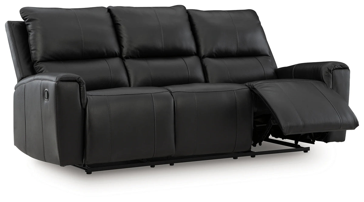 Glossmore Black Reclining Sofa, Console Loveseat or Chair