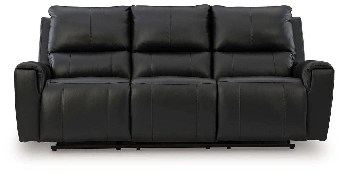 Glossmore Black Reclining Sofa, Console Loveseat or Chair