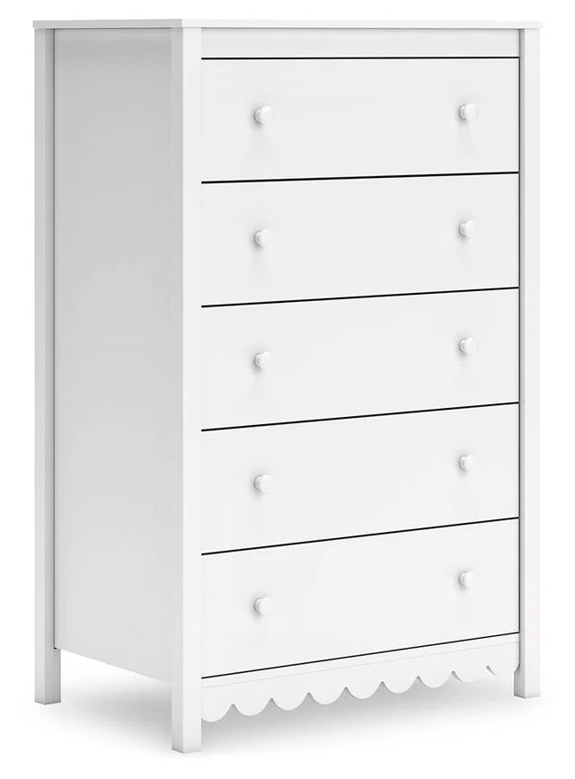 Hallityn White Youth Platform Bedroom Set