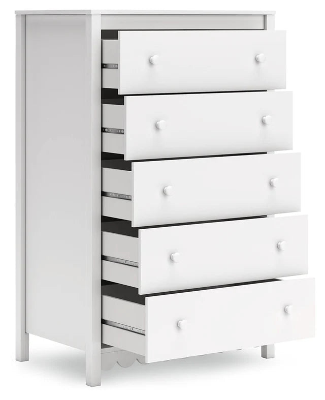 Hallityn White Youth Platform Bedroom Set