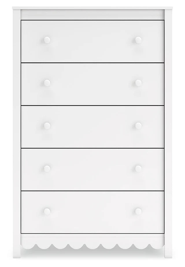 Hallityn White Youth Platform Bedroom Set